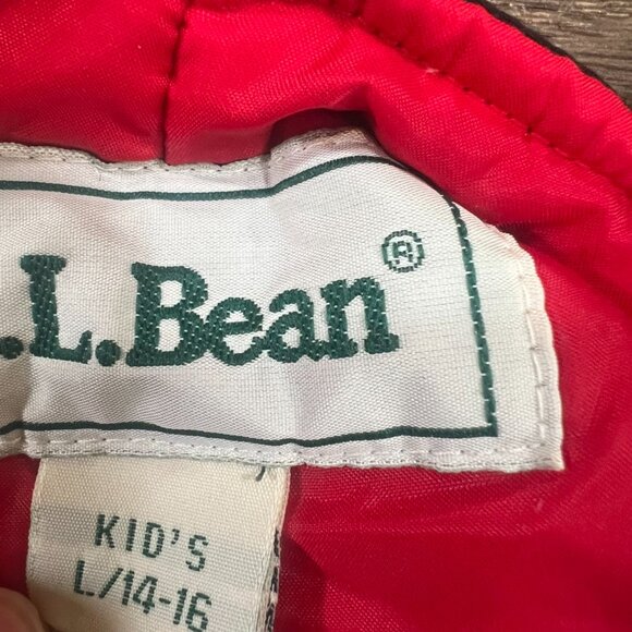 Vintage L. L. Bean Youth Snow Bibs, Zip Sides, Adjustable Straps, Insulated - Picture 3 of 14